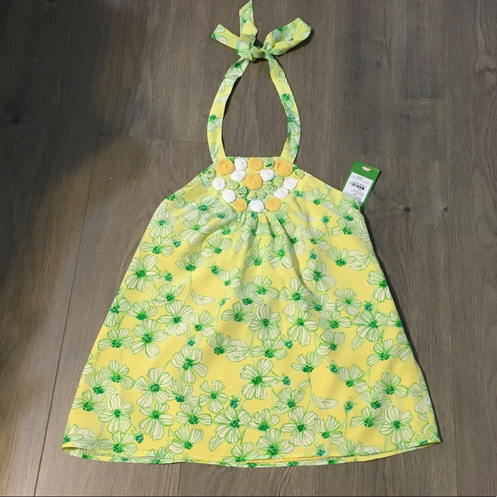 New Lilly Pulitzer Genna Halter Alotta Colada Silk